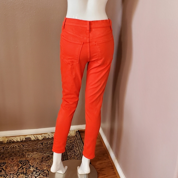 LUCKY Brand Bridgette high rise skinny red jeans size 4 / 27 A - Picture 3 of 5